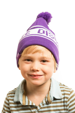 Purple Kids Banger Beanie
