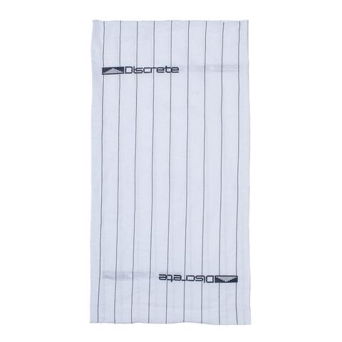 Neck Gaiters - White Black Pinstripe Neck Gaiter