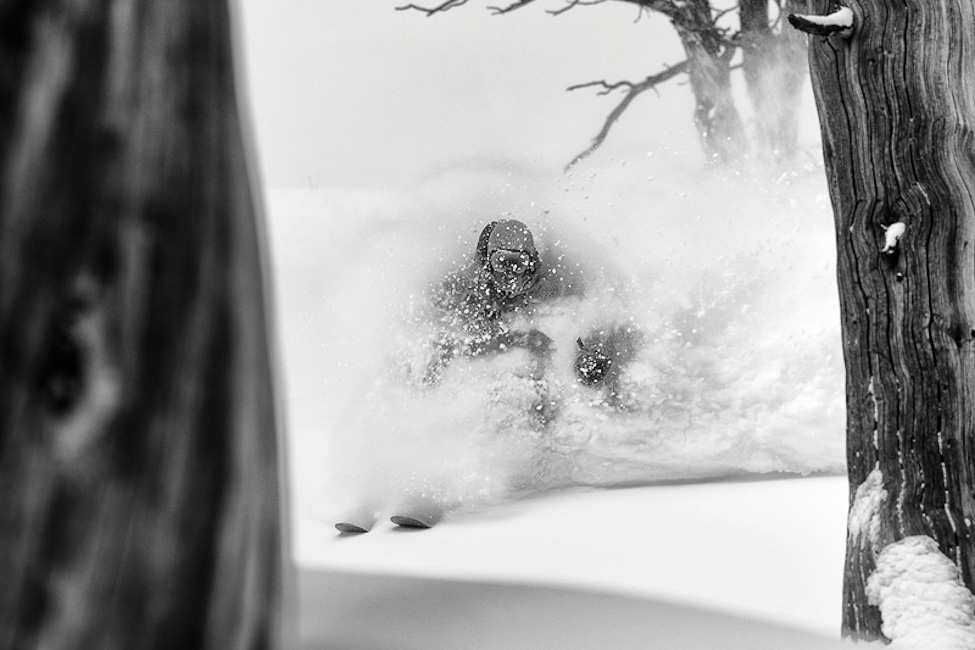 Skier Hayden Price at Solitude, UT